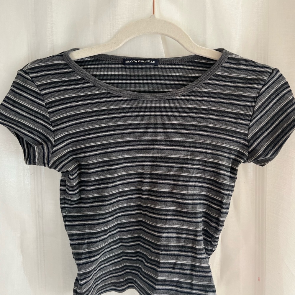 brandy grey/blue stripes! good material and still vibrant